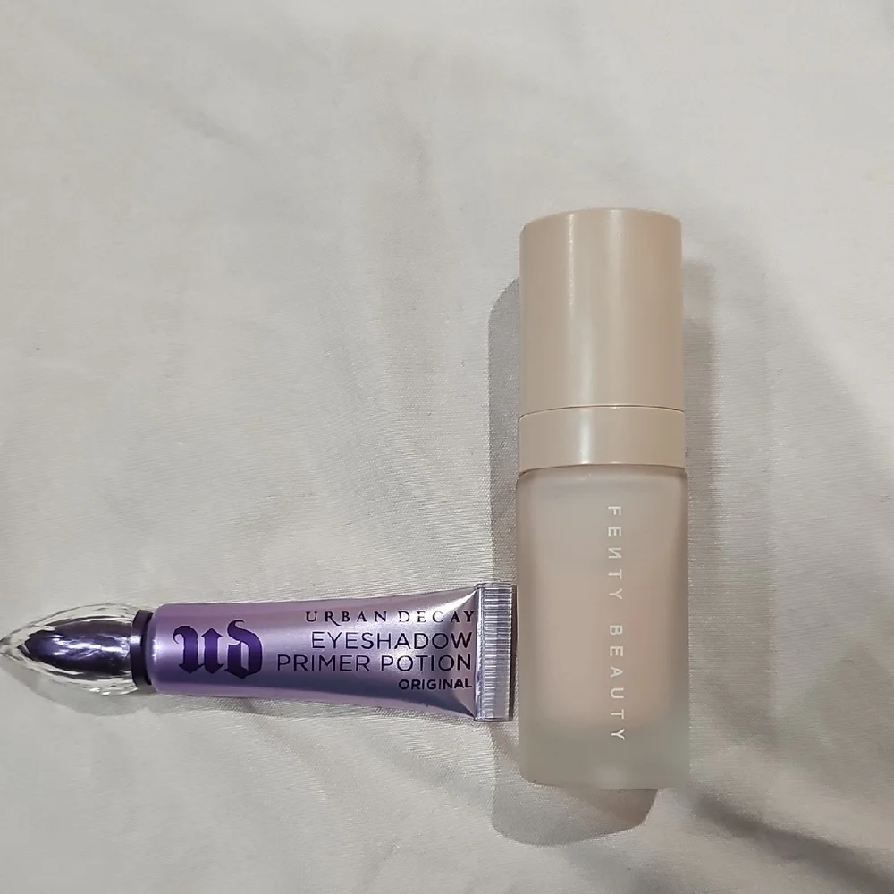 Fenty Beauty Cream Primer & Urban Decay Purple Eyeshadow Primer - Picture 1 of 1